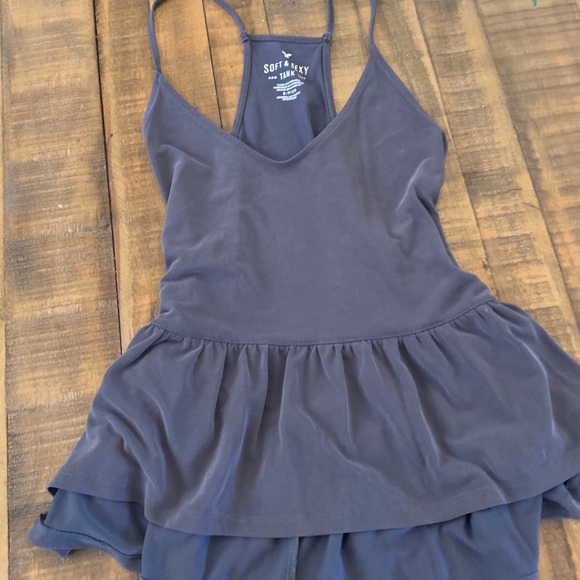 ✨gray racerback tank✨ - Picture 1 of 2